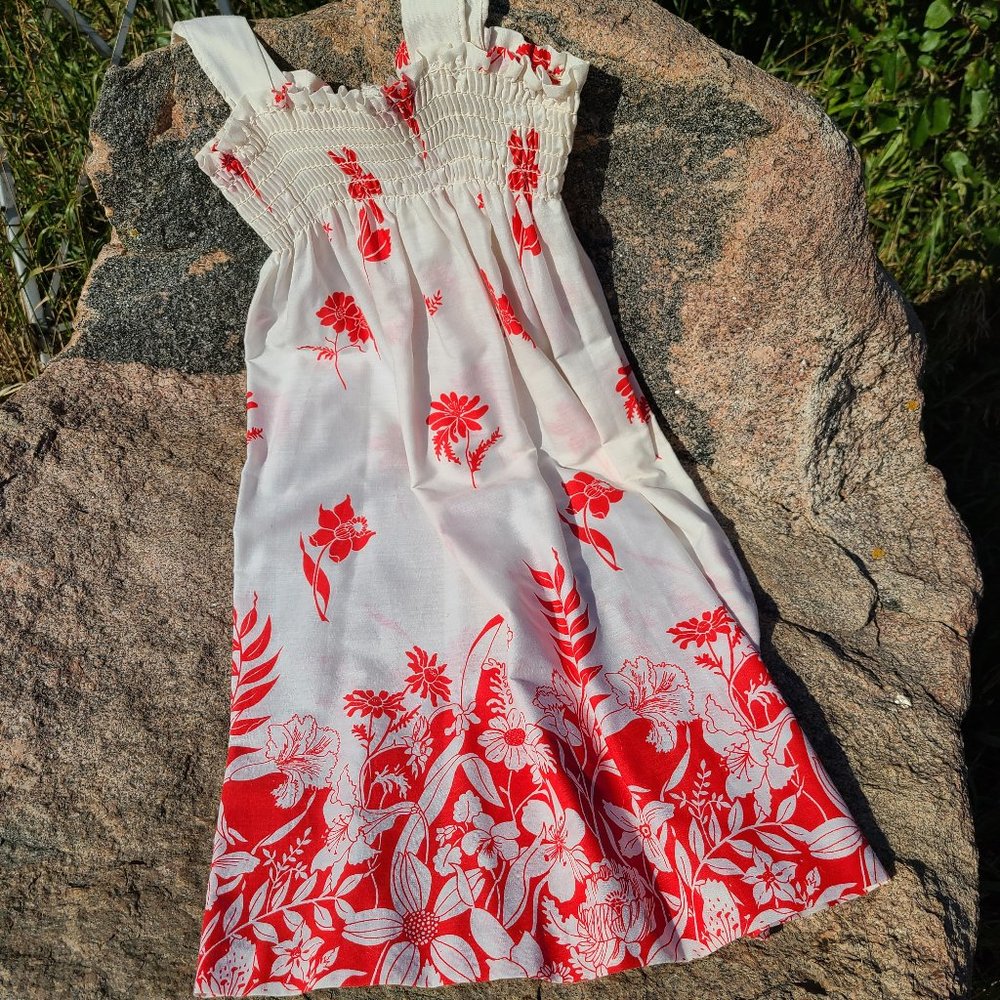 Pretty Vintage Floral Sundress